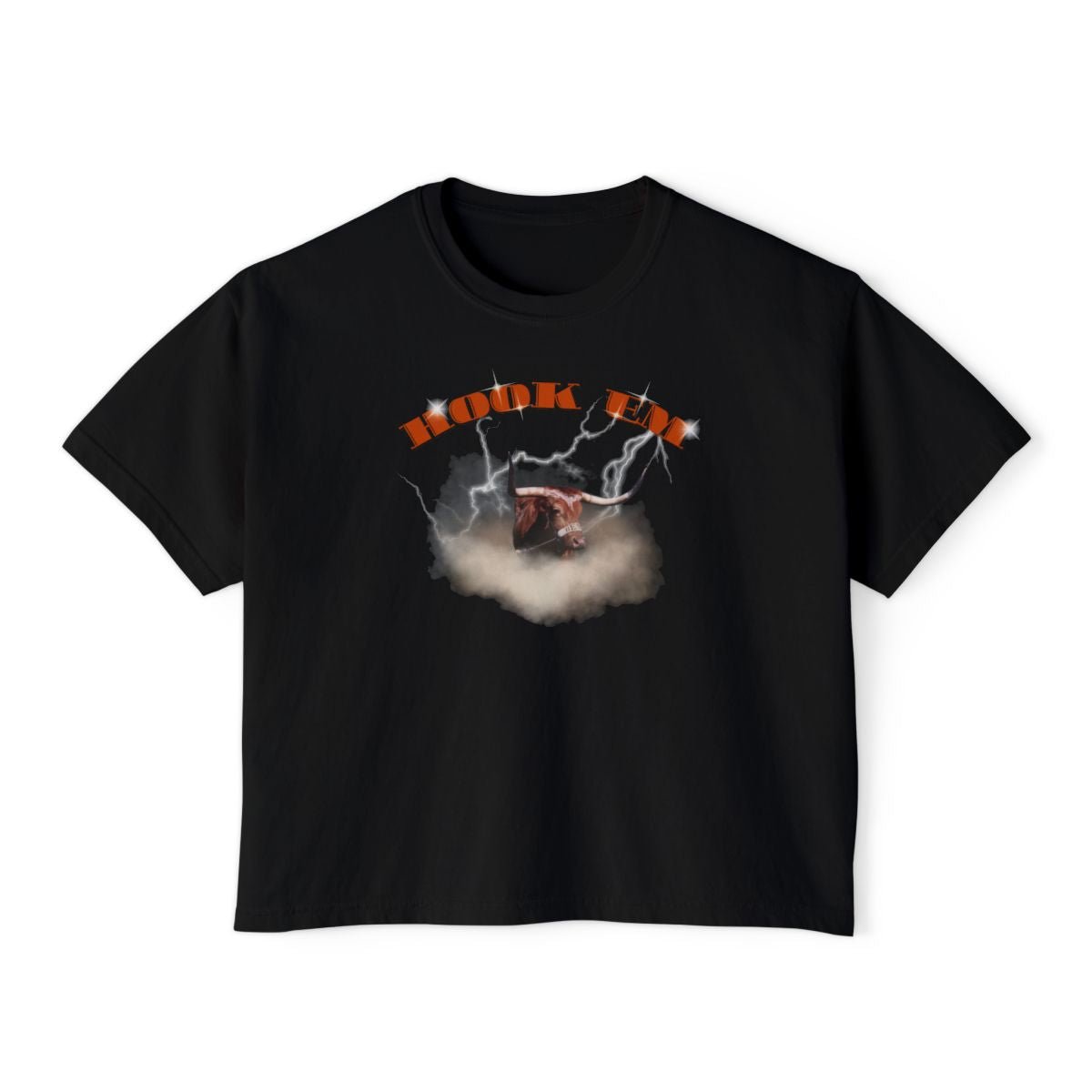 Hook Em Boxy Tee - Bat Country