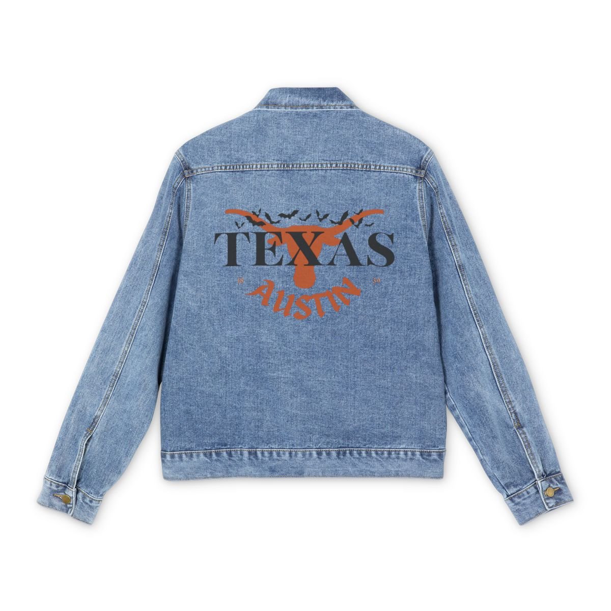 Horns x Halloween Denim Jacket - Bat Country