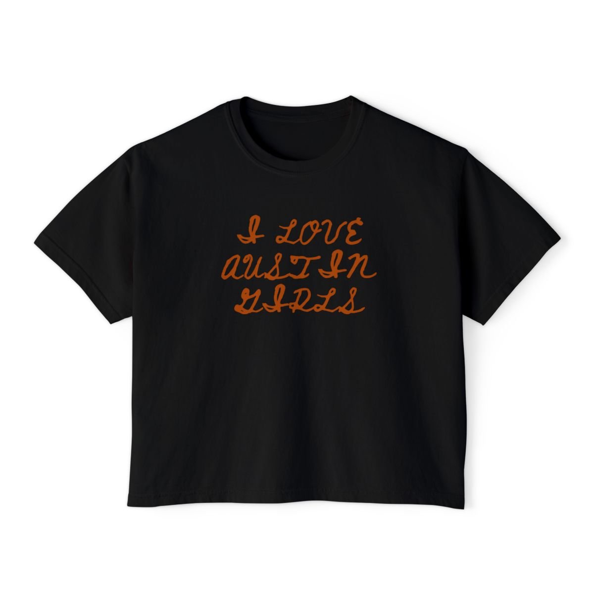 I Love Austin Girls Boxy Tee - Bat Country