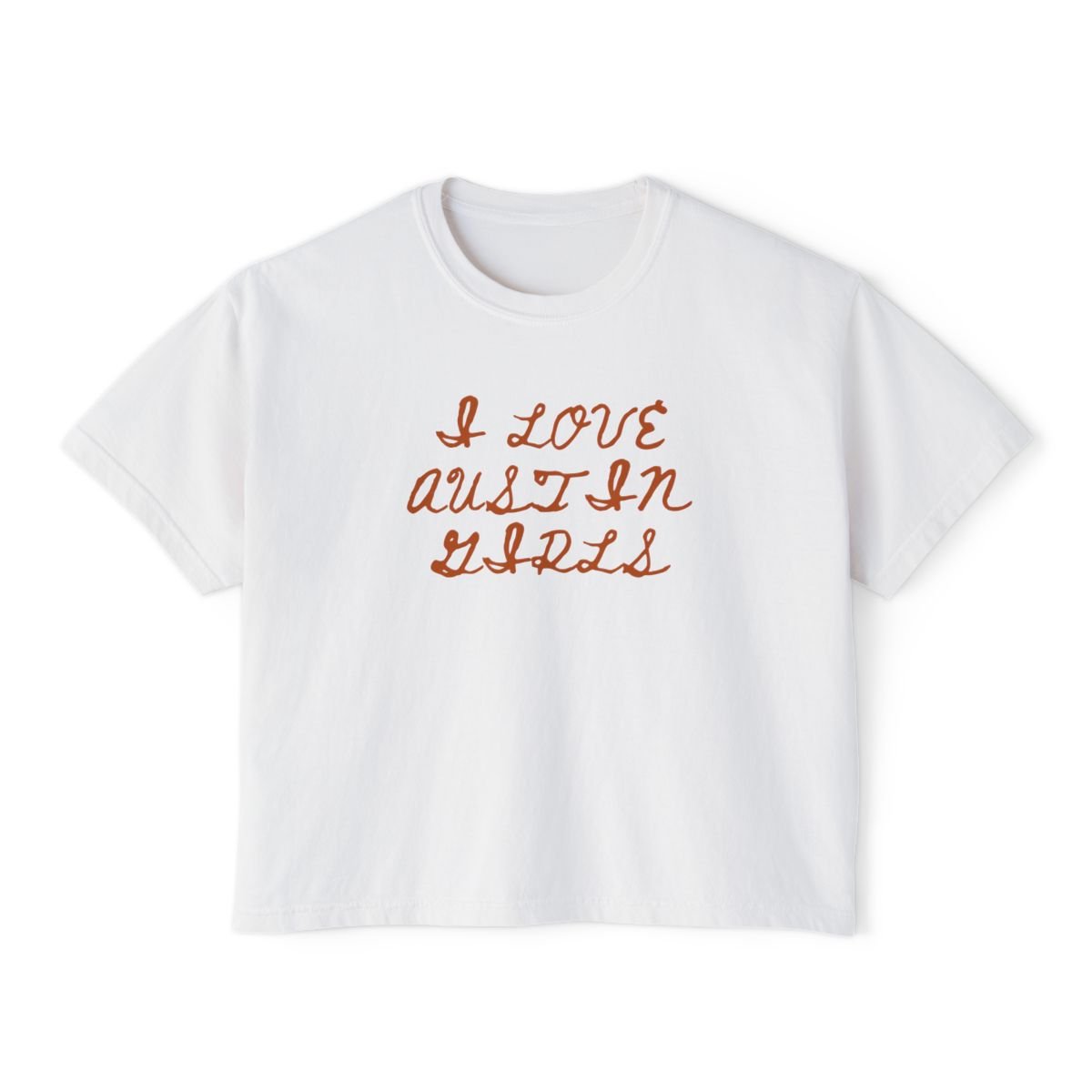 I Love Austin Girls Boxy Tee - Bat Country