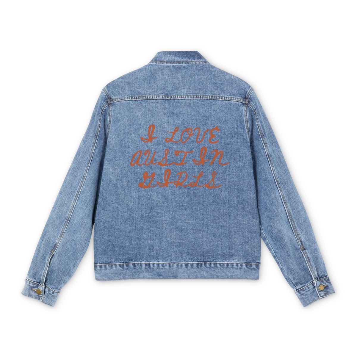 I Love Austin Girls Denim Jacket - Bat Country