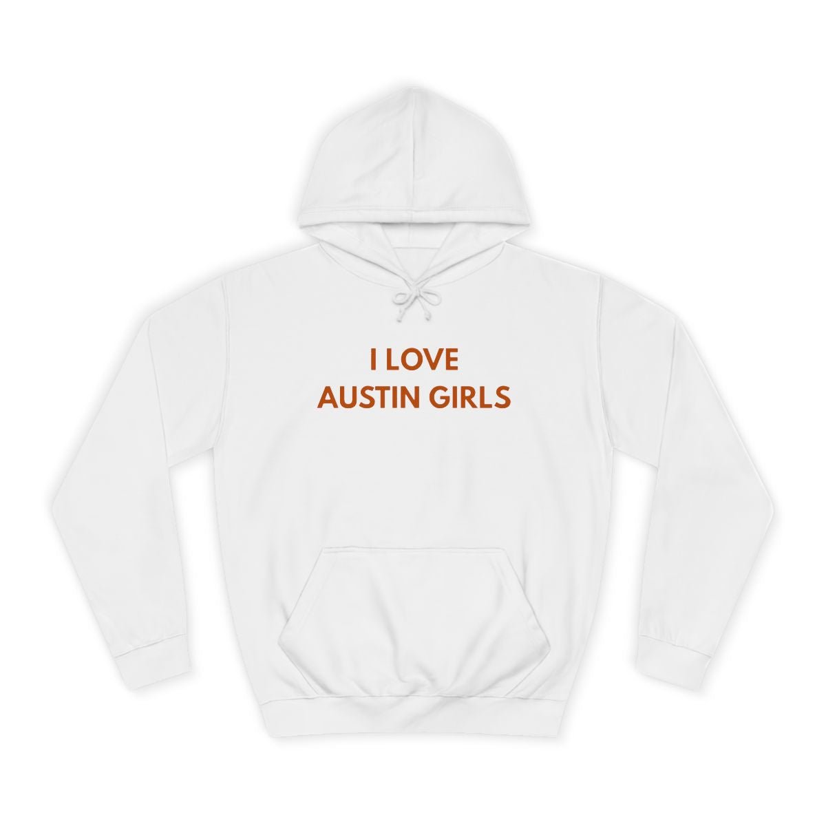 Print I Love Austin Girls Hoodie - Bat Country