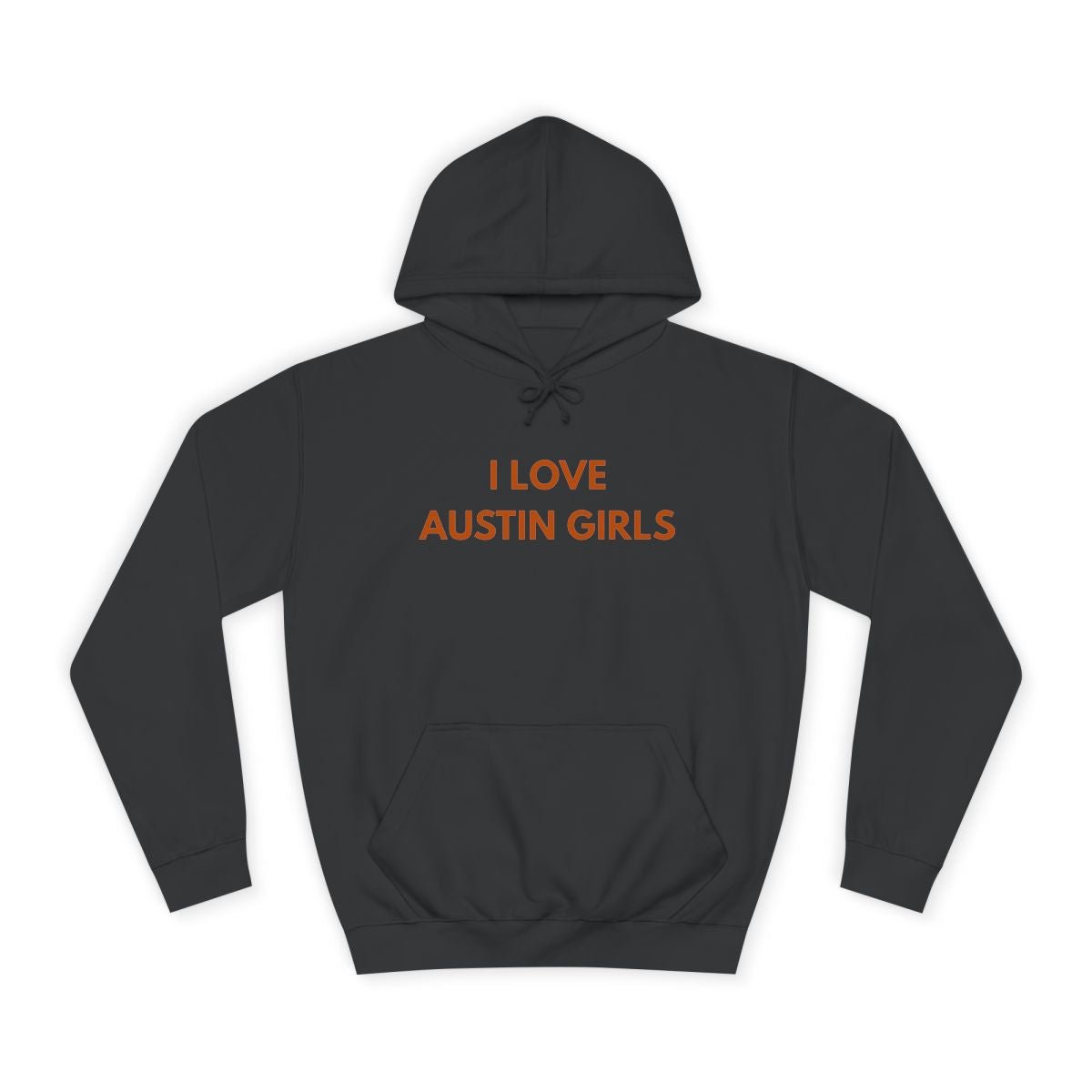 Print I Love Austin Girls Hoodie - Bat Country