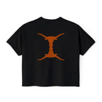 Trippy Horns Boxy Tee - Bat Country