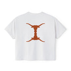 Trippy Horns Boxy Tee - Bat Country