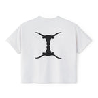 Trippy Horns Boxy Tee - Bat Country