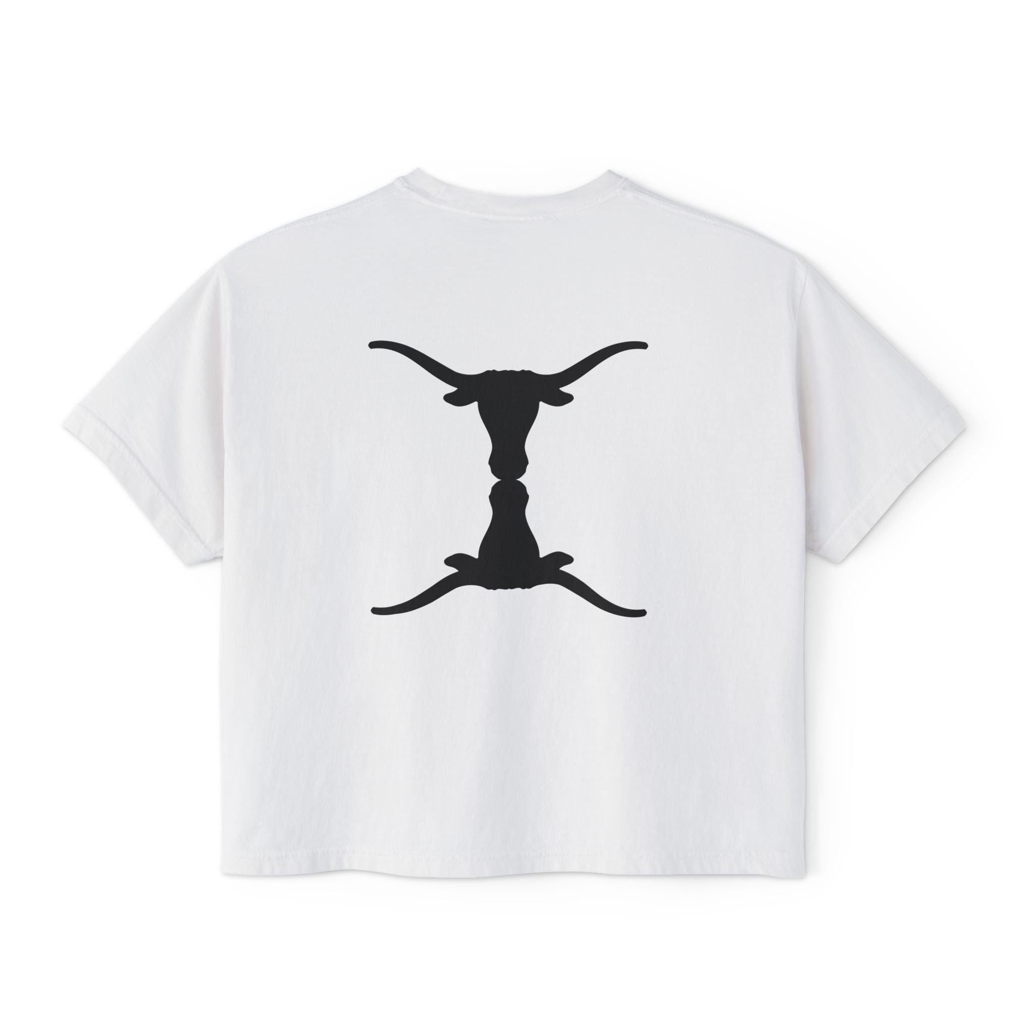 Trippy Horns Boxy Tee - Bat Country